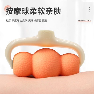 新款颈部按摩器手动颈部颈椎按摩多功能滚轮按摩脖子颈椎按摩器图3
