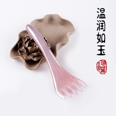 头部按摩器五爪头疗梳按摩爪按摩经络梳树脂点穴挠抓头皮按头神器图3