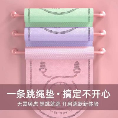 跳绳瑜伽健身垫子 家用室内运动地垫 减震防滑毯垫楼下隔音静音图3