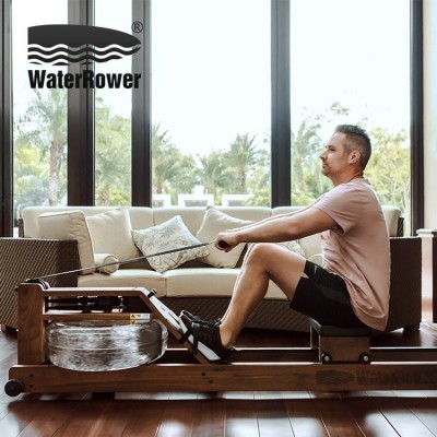 WaterRower纸牌屋智能划船器进口水阻划船机健身器材家用胡桃木图5