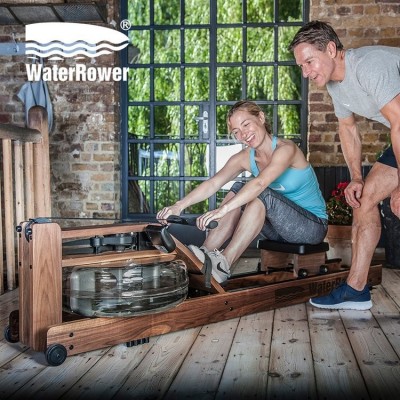 WaterRower纸牌屋智能划船器进口水阻划船机健身器材家用胡桃木图3