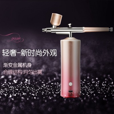 渐变注氧仪美容仪器家用补水精华导入美容院手持纳米喷雾图5