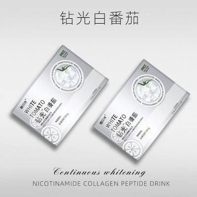 白番茄胶原蛋白肽美饮品白烟酰胺虾青素口服液 白番茄鱼胶原肽饮图4
