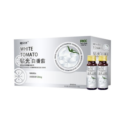 白番茄胶原蛋白肽美饮品白烟酰胺虾青素口服液 白番茄鱼胶原肽饮图5