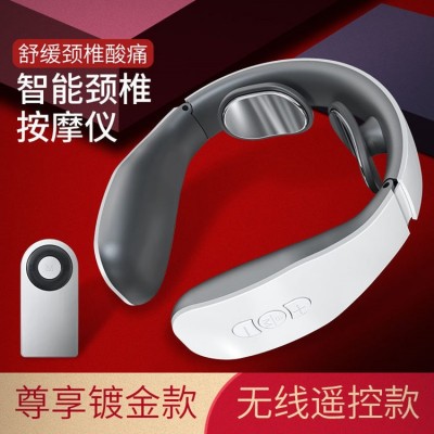 颈椎按摩仪脖子肩颈多功能颈部颈椎按摩器电磁脉冲加热护颈仪厂家图2
