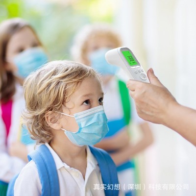 爱度原厂现货出口中英文非接触红外体温枪手持快速测量耳温额温枪图3