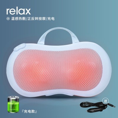 网红家用充电按摩枕车载颈椎按摩器电动腰背部颈椎按摩仪现货代发图5