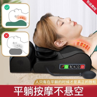 批发多功能全身颈椎按摩器肩颈腰背部按摩家用牵引电动枕头按摩仪图3