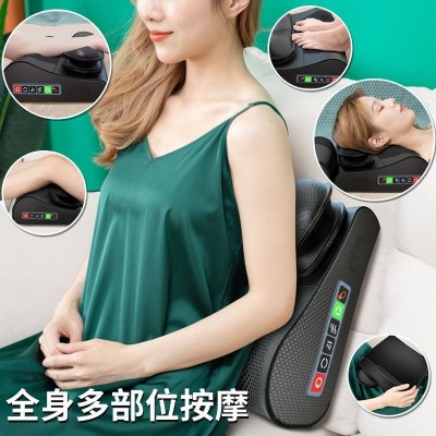 批发多功能全身颈椎按摩器肩颈腰背部按摩家用牵引电动枕头按摩仪图2