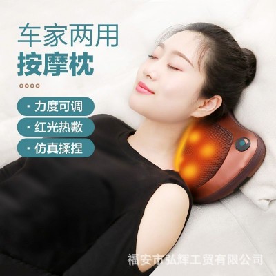 厂家批发智能颈椎按摩器颈部腰部家用多功能按摩仪电动全身按摩枕图2