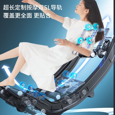 跨境出口按摩椅器全身SL双导轨家用多功能全自动豪华太空舱沙发仪图2