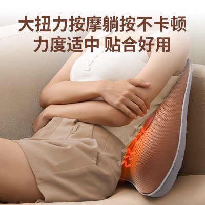 腰部颈椎按摩器背部肩劲揉捏热敷全身自动多功能揉捏家用按摩仪图4