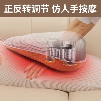 腰部颈椎按摩器背部肩劲揉捏热敷全身自动多功能揉捏家用按摩仪图3