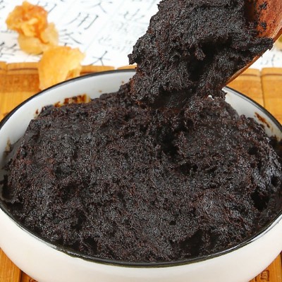 膏滋厂家手工熬制玉灵膏300克 芡实山药茯苓女性膏古法蒸制玉灵膏图2