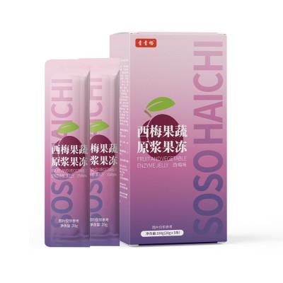 酵素果冻白芸豆蓝莓果蔬益生菌益生soso果味果冻批发代发图2