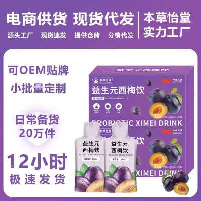 益生元西梅饮西梅汁独立包装易携带膳食纤维益生菌酵素饮品批发图4