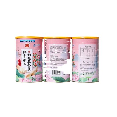 水果坚果藕粉羹红枣银耳枸杞藕粉羹桂花葛根奇亚籽藕粉羹网红藕粉图5