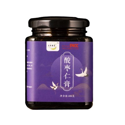 本草馨堂酸枣仁膏茯苓酸枣仁睡眠膏 滋补养生膏瓶装厂家批发图5