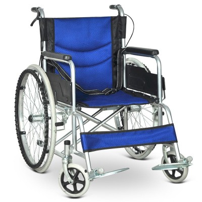 家用折叠轮椅车轻便小型旅行手推车残疾人老年人便携软座代步车