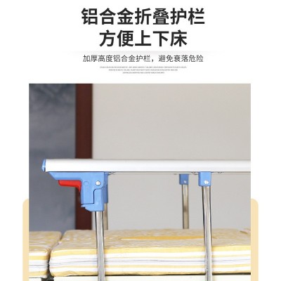 医护床 家用瘫痪病人多功能翻身起背全曲护理床 手动摇床带便孔图2