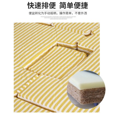 医护床 家用瘫痪病人多功能翻身起背全曲护理床 手动摇床带便孔图3