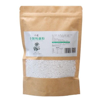 千子莲源头厂家400g袋装手削纯藕粉手工藕淀粉原料批发纯手工营养图4
