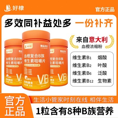 血橙B族维生素咀嚼片复合维生素片特膳维c维生素b族片营养维生素c图2