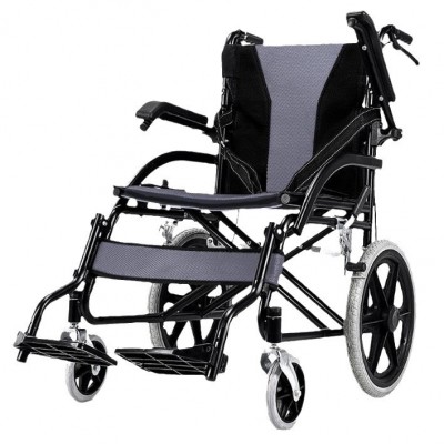 手动轮椅超轻便折叠老人专用便携式简易小型手推旅行代步车