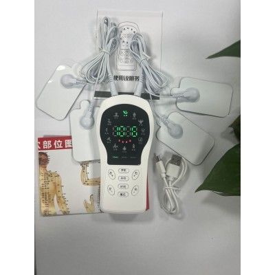 多功能EMS加热双通道全身经络脉冲理疗仪颈椎按摩贴迷你电疗按摩图5