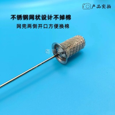 拔火罐点火棒专用酒精火把棉棒点火器木质手柄防烫引火棒不黑棉套图2