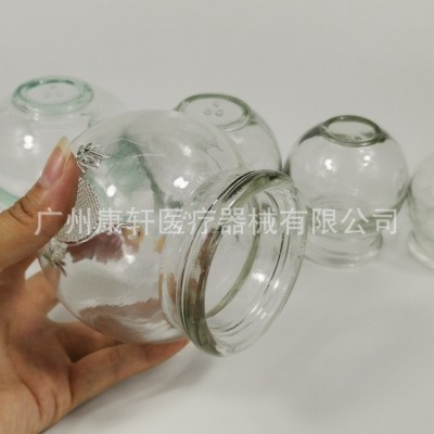 加厚玻璃火罐拔罐器防爆防滑玻璃罐美容院专用图3