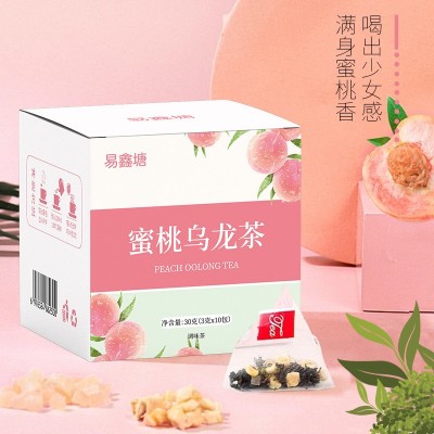 盒装三角包蜜桃乌龙茶 组合花果茶水果冷泡茶独立包装蜜桃乌龙茶图2