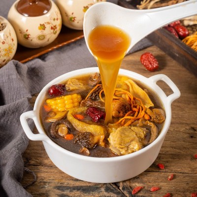 抖音同款七彩菌汤包批发六珍七彩菌菇汤料包 食用菌菇包现 货代发图3