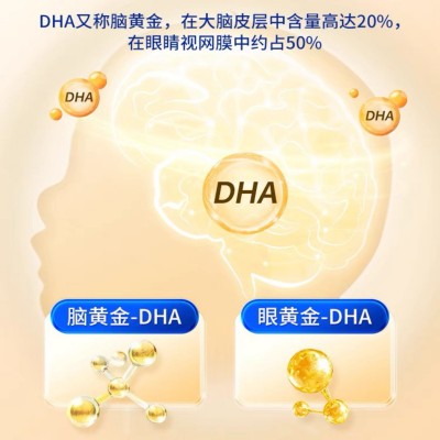 凝胶糖果儿童成人通用记忆力核桃油60粒亚麻籽油批发DHA藻油胶囊图4