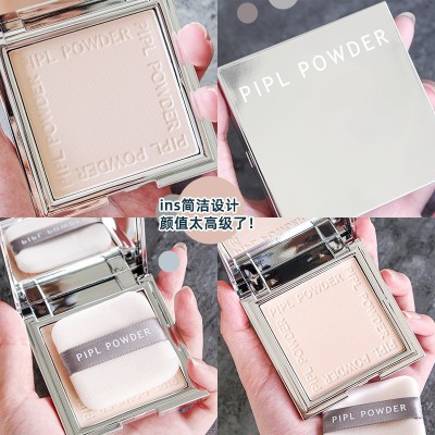 PIPL小银块盒粉饼遮瑕修容干湿两用保湿干粉定妆散粉女持久粉饼图4