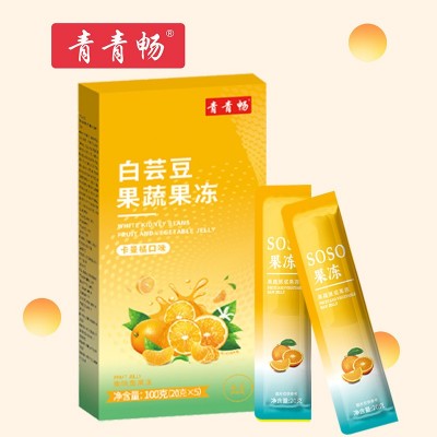 酵素果冻条卡曼橘白芸豆蓝莓果蔬益生元孝素嗨soso普通温和版批发图3
