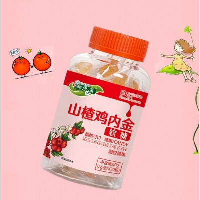 新式软糖蓝莓叶黄素酯富铁软糖山楂鸡内金软糖DHA核桃油软糖图2