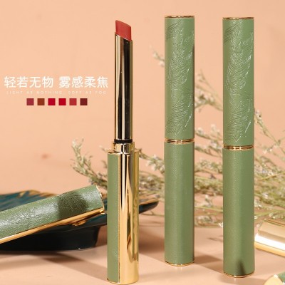 彩妆复古小细管丝绒口红 小羊皮学生平价不沾杯哑光雾面唇膏5431图5