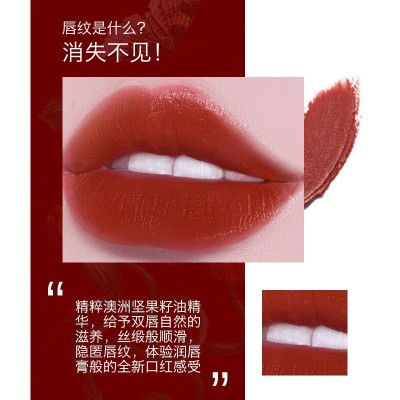 彩妆复古小细管丝绒口红 小羊皮学生平价不沾杯哑光雾面唇膏5431图2