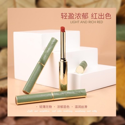 彩妆复古小细管丝绒口红 小羊皮学生平价不沾杯哑光雾面唇膏5431图3