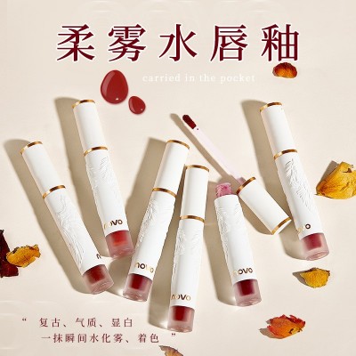 NOVO轻羽柔雾翅膀水唇釉 上嘴水光成膜哑光唇彩持久不沾杯口红女图3