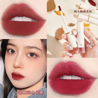 NOVO轻羽柔雾翅膀水唇釉 上嘴水光成膜哑光唇彩持久不沾杯口红女图4