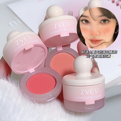 ZVEV~罐罐元气腮红泥韩系纯欲少女自然服帖不飞粉腮红修抖音同款图5