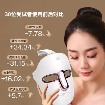 光子嫩肤仪红蓝光面罩家用脸部大排灯led照脸祛斑祛痘印美容仪器图3
