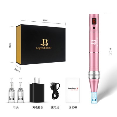 跨境纳米微晶导入仪家用L6彩光电动微针笔补水精华导入一件代发图4
