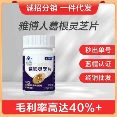 葛根灵芝片（带防伪码）雅博人李时珍广膳源牌一件代发图5