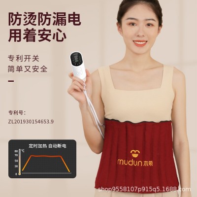木顿红豆热敷包电加热护腰热敷袋家用颈椎电热毯全身温敷理疗袋图2