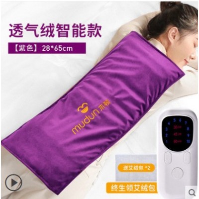 木顿电加热盐袋海盐理疗粗盐护腰热敷包电热艾灸艾草肩颈家 用盐包图5