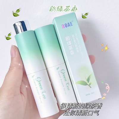 正品益生菌口腔喷雾薄荷清新口气持久口臭便携式旋转口喷清新剂图2