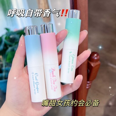 正品益生菌口腔喷雾薄荷清新口气持久口臭便携式旋转口喷清新剂图4